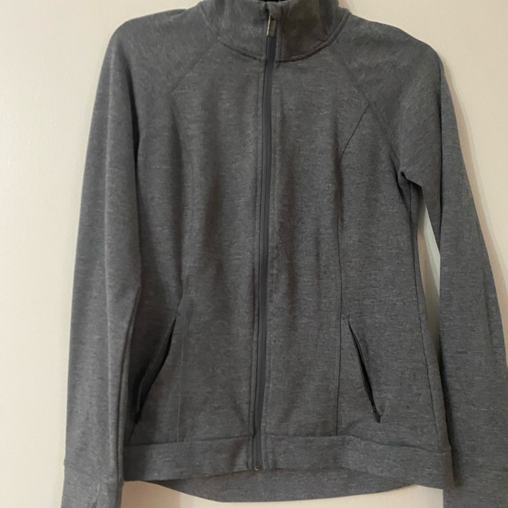 Gray Zip-Up Jacket